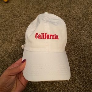 brandy melville california hat white